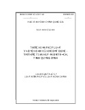 Luận văn Thạc sĩ Luật Hiến Pháp và Luật Hành Chính: Thực hiện pháp luật về Bảo hiểm xã hội bắt buộc – Từ thực tiễn huyện Bố Trạch, tỉnh Quảng Bình