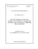 Luận văn Thạc sĩ Luật Hiến pháp và Luật Hành chính: Quyền con người thông qua kiểm sát xét xử phúc thẩm hình sự - Từ thực tiễn Viện kiểm sát nhân dân tỉnh Quảng Bình