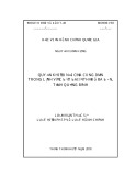 Luận văn Thạc sĩ Luật Hiến pháp và Luật Hành chính: Quyền khiếu nại của công dân trong lĩnh vực đất đai ở Thị xã Ba Đồn, tỉnh Quảng Bình