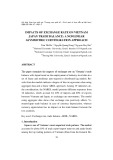 Impacts of exchange rate on Vietnam Japan trade balance: A nonlinear asymmetric cointegration approach