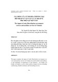Tác động của tự do hóa thương mại đến dịch vụ vận tải và các dịch vụ phụ trợ tại Việt Nam