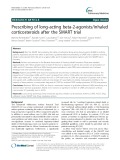 Prescribing of long-acting beta-2-agonists/inhaled corticosteroids after the SMART trial