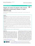 Degree of control of patients with chronic obstructive pulmonary disease in Spain: SINCON study