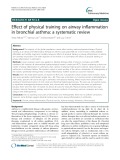 Effect of physical training on airway inflammation in bronchial asthma: A systematic review
