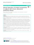 Altered deposition of inhaled nanoparticles in subjects with chronic obstructive pulmonary disease