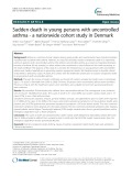Sudden death in young persons with uncontrolled asthma - a nationwide cohort study in Denmark