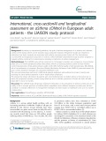 InternationaL cross-sectIonAl and longItudinal assessment on aSthma cONtrol in European adult patients - the LIAISON study protocol