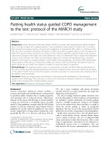 Putting health status guided COPD management to the test: Protocol of the MARCH study
