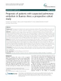 Prognosis of patients with suspected pulmonary embolism in Buenos Aires: A prospective cohort study