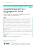 Oxygen versus air-driven nebulisers for exacerbations of chronic obstructive pulmonary disease: A randomised controlled trial