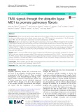 TRAIL signals through the ubiquitin ligase MID1 to promote pulmonary fibrosis