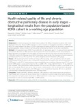 Health-related quality of life and chronic obstructive pulmonary disease in early stages – longitudinal results from the population-based KORA cohort in a working age population