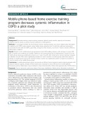Mobile-phone-based home exercise training program decreases systemic inflammation in COPD: A pilot study