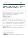 Feasibility study for early supported discharge in adults with respiratory infection in the UK