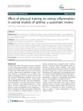 Effect of physical training on airway inflammation in animal models of asthma: A systematic review