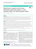 Albuminuria in patients with chronic obstructive pulmonary disease: A crosssectional study in an African patient cohort