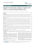 Benefits of whole-body vibration to people with COPD: A community-based efficacy trial