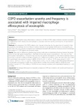 COPD exacerbation severity and frequency is associated with impaired macrophage efferocytosis of eosinophils