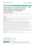 Pleural infection: A retrospective study of clinical outcome and the correlation to known etiology, co-morbidity and treatment factors