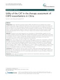 Utility of the CAT in the therapy assessment of COPD exacerbations in China