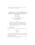 A remark on a quasi-variational inequality for the maxwell type equation