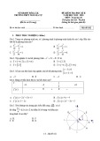 Đề thi học kì 2 môn Toán lớp 10 năm 2019-2020 có đáp án – Trường THPT Ngô Gia Tự, Đăk Lắk