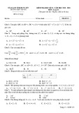 Đề thi học kì 2 môn Toán lớp 10 năm 2019-2020 – Trường THPT Yên Mỹ