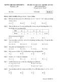 Đề thi học kì 2 môn Toán lớp 10 năm 2019-2020 có đáp án – Trường THPT Phan Đình Phùng