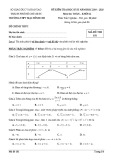 Đề thi học kì 2 môn Toán lớp 12 năm 2019-2020 có đáp án – Trường THPT Mạc Đĩnh Chi