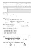 Đề thi học kì 1 môn Toán lớp 5 năm 2020-2021 có đáp án - Trường Tiểu học số 2 Hoài Tân