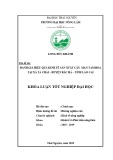 Khóa luận tốt nghiệp: Đánh giá hiệu quả kinh tế sản xuất cây mận tam hoa tại xã Tà Chải – huyện Bắc Hà – tỉnh Lào Cai