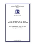 Luận văn Thạc sĩ Định hướng ứng dụng: Tổ chức khoa học tài liệu lưu trữ tại Trường Đại học Y Dược Tp. Hồ Chí Minh