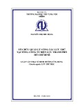 Luận văn Thạc sĩ Định hướng ứng dụng: Tổ chức quản lý công tác lưu trữ tại Tổng công ty Tổng Công ty Điện lực Thành phố Hồ Chí Minh