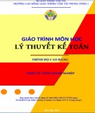 Giáo trình môn học Lý thuyết kế toán (Nghề: Kế toán doanh nghiệp): Phần 2