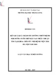 Tóm tắt luận văn Thạc sĩ Điều dưỡng: Kết quả quả chăm sóc đường thở ở bệnh nhi dưới 6 tuổi thở máy sau phẫu thuật tim tại khoa hồi sức nhi Bệnh viện Tim Hà Nội năm 2019