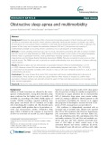 Obstructive sleep apnea and multimorbidity