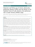 Detection and follow-up of chronic obstructive pulmonary disease (COPD) and risk factors in the Southern Cone of Latin America: The pulmonary risk in South America (PRISA) study