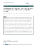 Classification and regression tree (CART) model to predict pulmonary tuberculosis in hospitalized patients