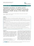 Population prevalence of asthma and its determinants based on european community respiratory health survey in the united arab emirates