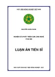 Luận án Tiến sĩ Kinh tế phát triển: Nghiên cứu phát triển cụm làng nghề ở Hà Nội