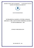 Summary of Phd dissertation Finance and Banking: Nontraditional banking activities and bank efficiency - The case of listed commercial banking in Vietnam from 2011-2019