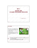 Bài giảng Quản trị ngân hàng thương mại: Bài 2 - TS. Nguyễn Trọng Tài