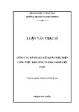 Luận văn Thạc sĩ Quản trị kinh doanh: Công tác đánh giá kết quả thực hiện công việc tại Công ty Obayashi Việt Nam