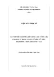 Luận văn Thạc sĩ Tài chính Ngân hàng: Các nhân tố ảnh hưởng đến chính sách cổ tức của các công ty trong ngành Y tế niêm yết trên Thị trường chứng khoán Việt Nam