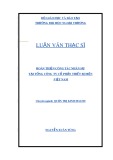 Luận văn Thạc sĩ Quản trị kinh doanh: Hoàn thiện công tác nhân sự tại Tổng công ty cổ phần Thiết bị điện Việt Nam