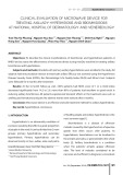 Clinical evaluation of microwave device for treating axillary hyperhirosis and bromhidrosis at national hospital of dermatology and venereology