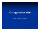 Bài giảng Cryoglobulin Cryoglobulin máu - Hoàng Thị Phượng