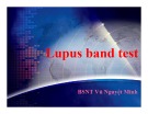 Bài giảng Lupus band test – Vũ Nguyệt Minh