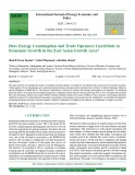 Does energy consumption and trade openness contribute to economic growth in the East Asian Growth Area?
