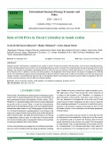 Role of oil price in fiscal cyclicality in Saudi Arabia
